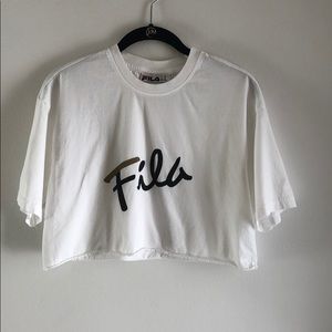 Fila cropped tee